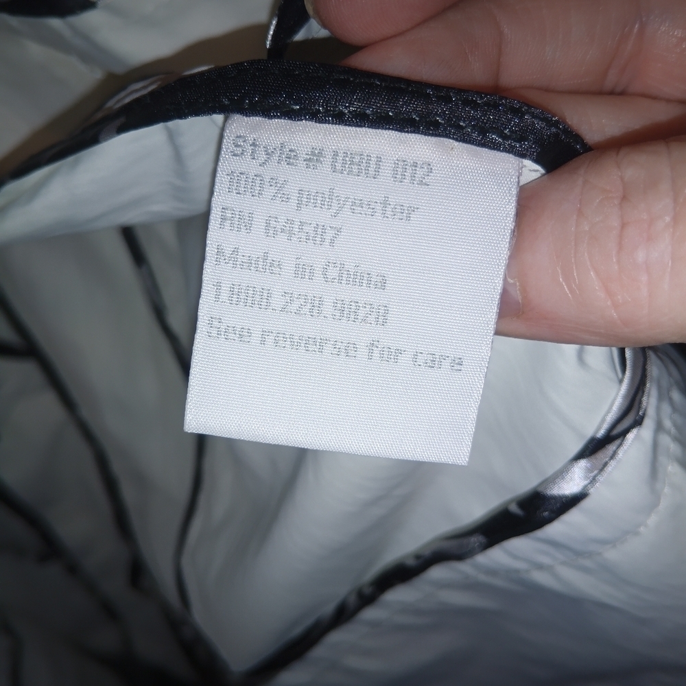 UBU White Water-Repellent Packable Raincoat/Jacket -With Hood Zip Style - XL - Picture 8 of 15